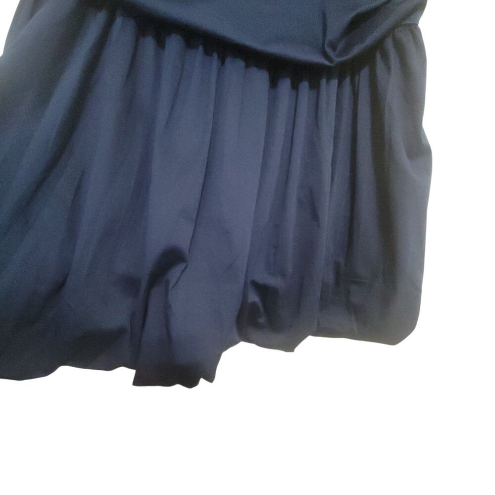 The Drop Rhett Strapless Mini Dress Maritime Navy Size 3X Bubble Hem - Picture 4 of 9